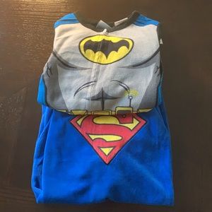 DC Superman and Batman Pajama Bundle